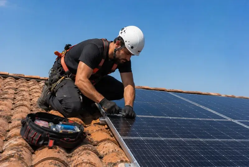 Maintenance et monitoring de panneaux solaires à Crillon-le-Brave